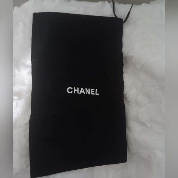 CHANEL Black and White Dust Bag 12.5"×7.5" - Picture 1 of 1